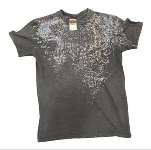 Harley Davidson Shirt Men's Medium Black Albuquerque NM Dragon Double Sided. Gen